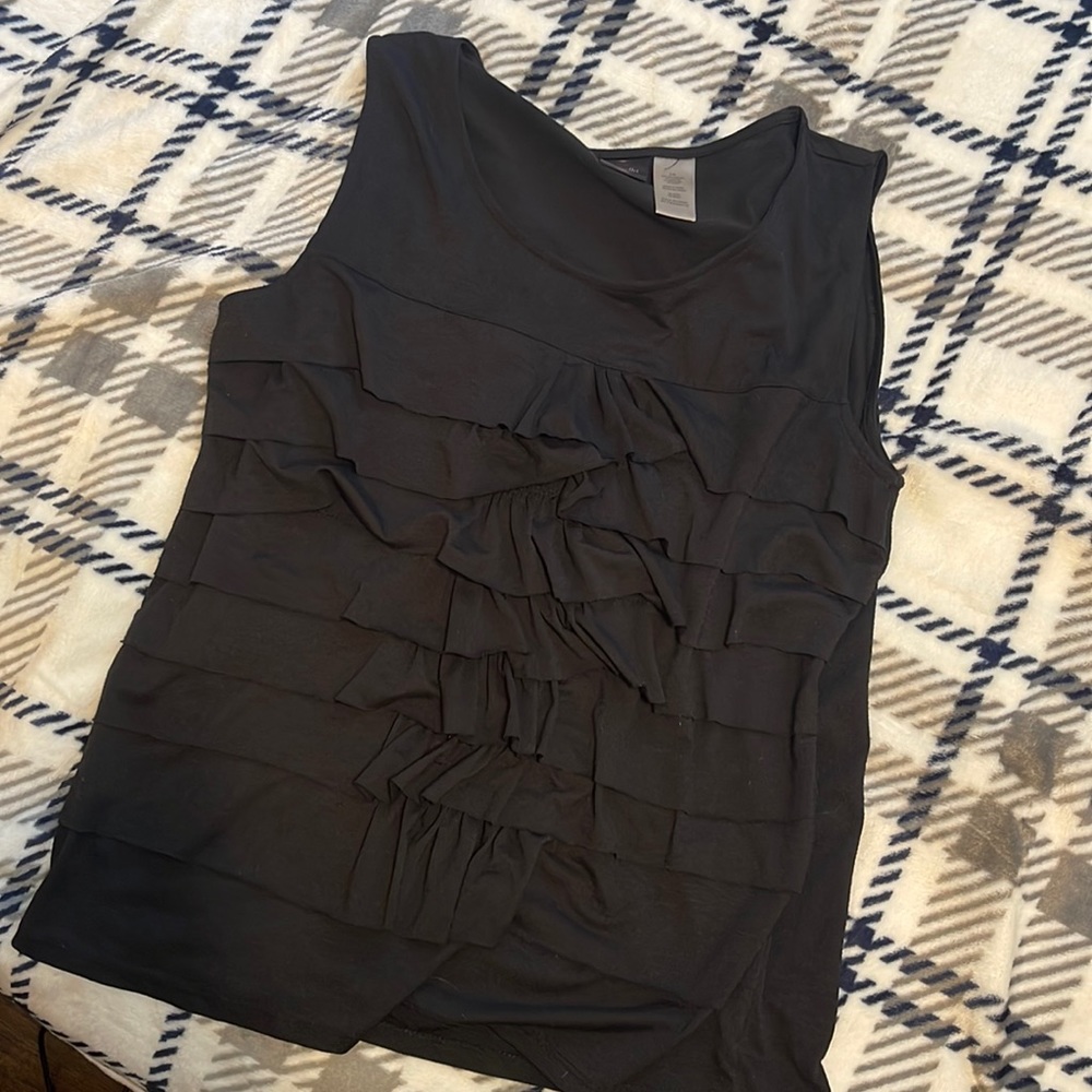 Ruffled tank top